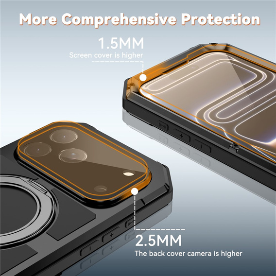 Чехол R-JUST с MagSafe и подставкой для iPhone 17 Pro Max