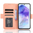 Футляр з клапаном для Samsung Galaxy A55 5G, Card Slot, рожевий