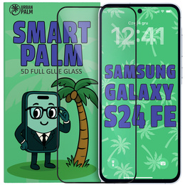 Загартоване скло 5D Full Glue Smart Palm для Samsung Galaxy S24 FE