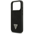 Чехол GUESS Rhinestone Triangle Logo для iPhone 17 Pro