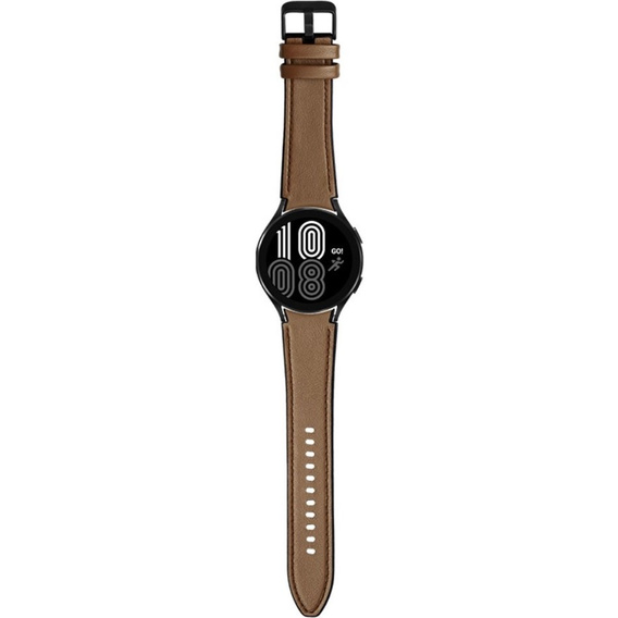 Кожаный ремешок для часов Samsung Galaxy Watch 4 / 5 40/42/44/46/45MM PRO, Brown