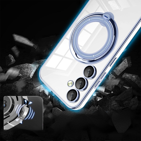 Магнитный чехол для Samsung Galaxy S24 FE, для MagSafe, синий