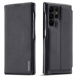 Чохол-книжка для Samsung Galaxy S23 Ultra, ERBORD Retro, чорний