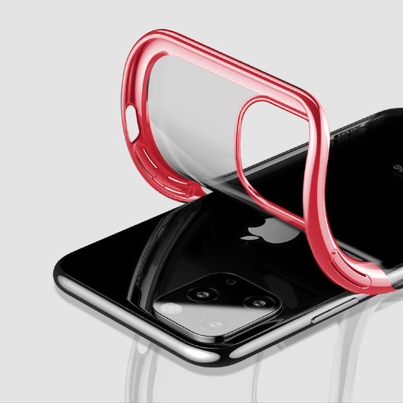 Чохол RBORD TPU Frame для iPhone 13 mini  - Clear / Red