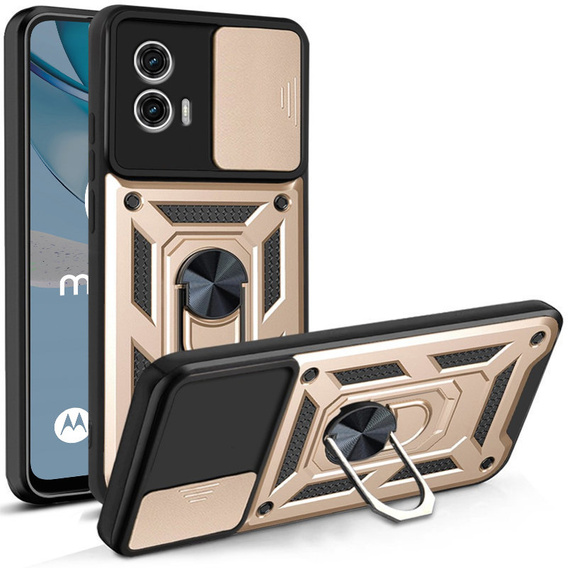 Чохол NOX Camera Slide Motorola Moto G53 5G, CamShield Slide, золото
