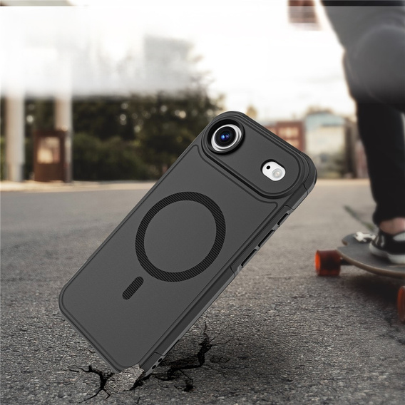 Чохол MagForce для iPhone Air, для MagSafe, броньований, чорний