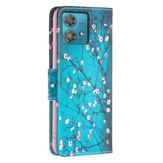 Чохол-книжка для Motorola Edge 40 Neo, Wallet, sakura, м'яти