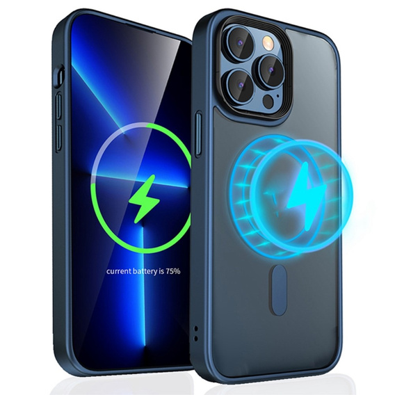 Чехол Mocolo до iPhone 14 Pro Max, MagSafe, синий