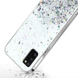 Чехол до Samsung Galaxy A41, Glittery, прозрачный