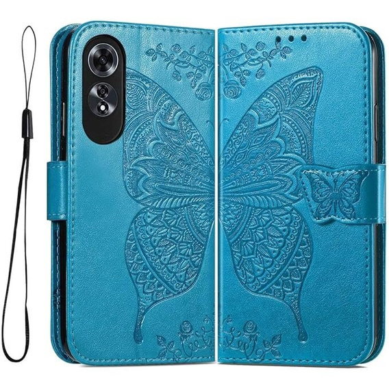 Чохол-книжка для Oppo A60, Butterfly, м'яти