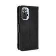 Футляр з клапаном для Xiaomi Redmi Note 10 Pro, Card Slot, чорний