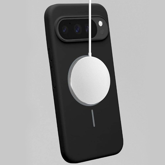 Силіконовий чохол для Google Pixel 10 Pro XL, для MagSafe, чорний
