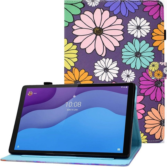 Чехол Stand Case для Lenovo Tab M10 Gen 3 TB-328FU / TB-328XU - Daisies