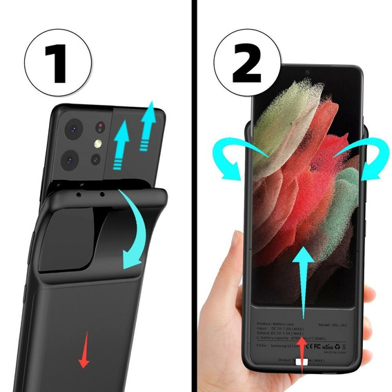 Чохол з батареєю 4700mAh до Samsung Galaxy S21 Ultra