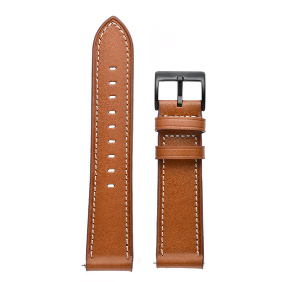 Кожаный ремешок Cowhide 20mm, Brown
