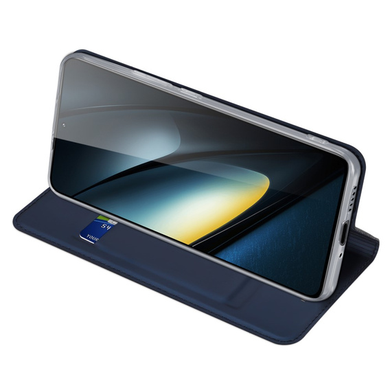 Чехол Dux Ducis до Xiaomi Poco F6 Pro, Skinpro, темно-синий