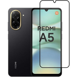 3D загартоване скло для Xiaomi Redmi A5, чорна рамка