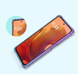 Чохол для Motorola Moto G15 / Motorola Moto G15 Power, Gradient Dropproof, Фіолетовий / синій