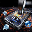 Чохол для iPhone 16 Plus, Shockproof, зі склом, для MagSafe, чорний