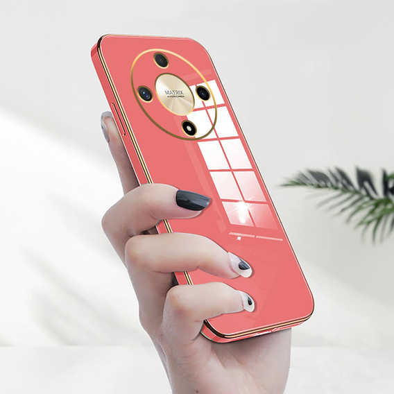 Чехол для Honor Magic 6 Lite 5G, Glamour CamShield, красный