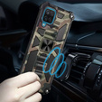 Чехол до Samsung Galaxy A12 / M12 / A12 2021, Armor Kickstand, зелёный
