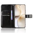 Откидной чехол для Realme 14 Pro+ 5G, Crazy Horse Wallet, чёрный