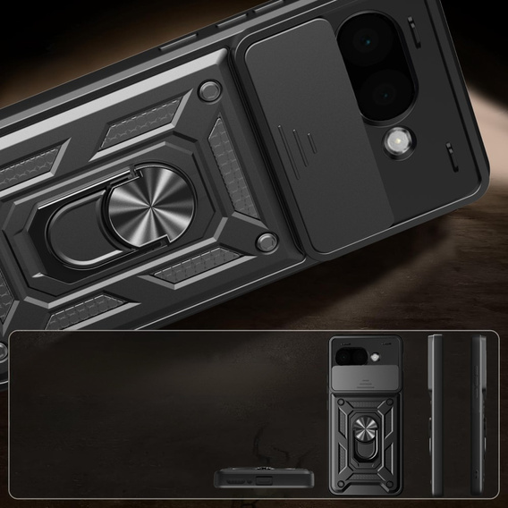 Чохол NOX Camera Slide Google Pixel 9A, CamShield Slide, чорний