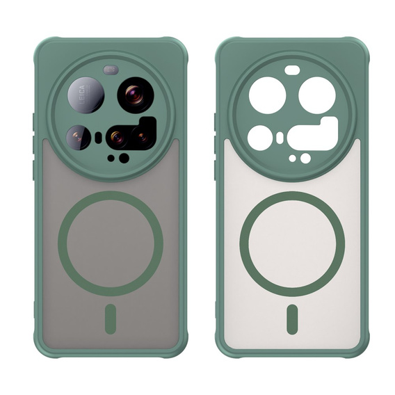 Чехол для Xiaomi 15 Ultra, для MagSafe, ERBORD Matt Case, зелёный