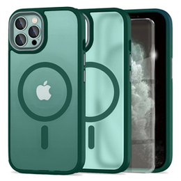Чохол для iPhone 11 Pro, для MagSafe, ERBORD Matt Case, зелена + захисне скло