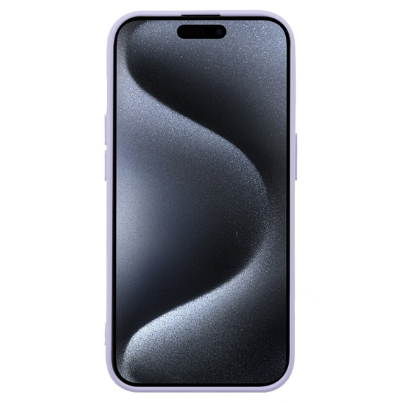 Чoхол до iPhone 15 Pro, Silicone Lite, фіолетовий