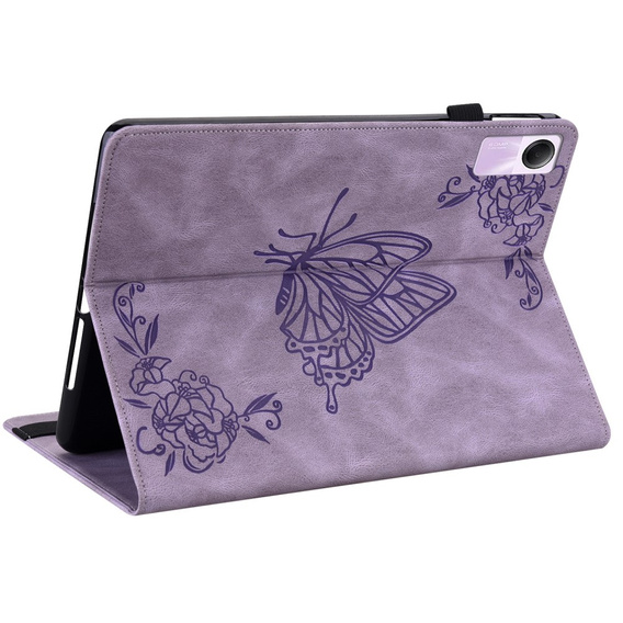 Чохол для Xiaomi Redmi Pad SE 11", Метелики, коричневий