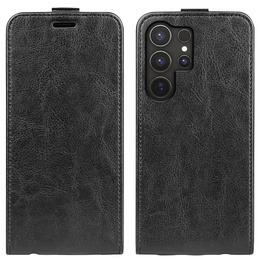 Откидной чехол для Samsung Galaxy S25 Ultra, Flip, чёрный