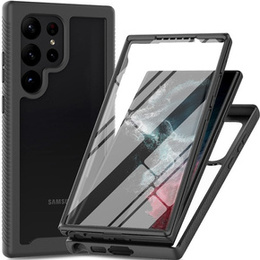 Чехол для Samsung Galaxy S24 Ultra, Shockproof, с пленкой, чёрный