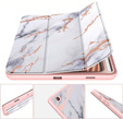 Чехол до Samsung Galaxy Tab S6 Lite, Suritch Full Body Marble, розовый