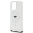 Чехол Karl Lagerfeld IML Metal Karl Head MagSafe для iPhone 16 Pro Max