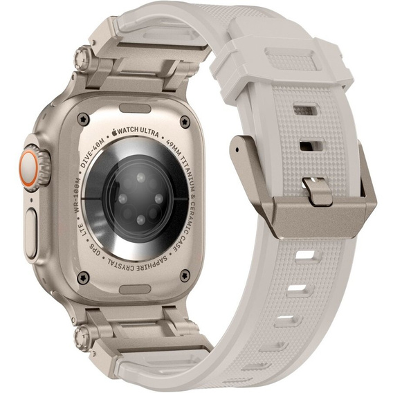 Ремінець ERBORD ProTech для Apple Watch 1/2/3/4/5/6/7/8/9/SE/Ultra/Ultra 2 42/44/45/49MM, білий