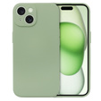 Чехол до iPhone 15 Plus, Silicone Lite, зелёный
