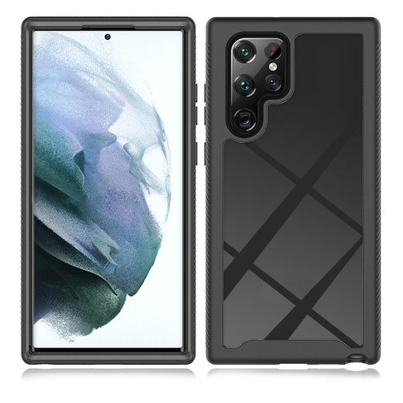 Чoхол Shockproof до Samsung Galaxy S22 Ultra 5G, із захисним екраном, м'яти