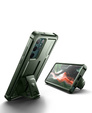 Бронированный чехол для Samsung Galaxy S22 Ultra, Dexnor Full Body, зелёный