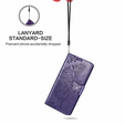 Откидной чехол для Motorola Moto G32, Butterfly, фиолетовый