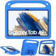 Детский чехол для Samsung Galaxy Tab A9+, детский чехол с ручкой, синий