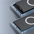 Защитный чехол для камеры Samsung Galaxy S23, CamShield MagSafe, прозрачный / синий