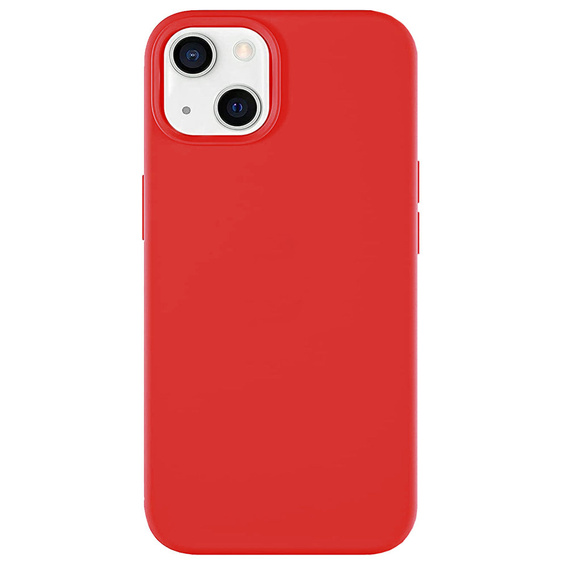Чехол до iPhone 13 Mini, Silicone Lite, красный