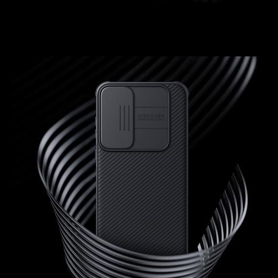 Чохол NILLKIN для Samsung Galaxy A55 5G, Silicone CamShield Case for MagSafe, чорний