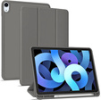 Чохол для iPad 10.9 2022 10 Gen, Smart Pencil, зі слотом для стилуса, сірий