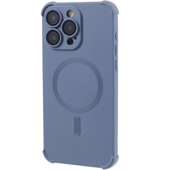 Силіконовий чохол для iPhone 15 Pro Max, магнітна, для MagSafe, м'яти