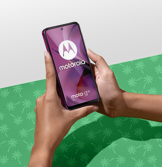 Закаленное стекло 5D Full Glue Smart Palm для Motorola Moto G55 5G