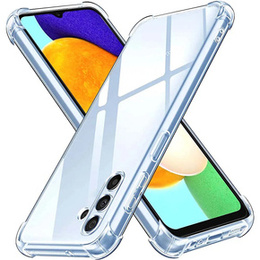 Чехол для Samsung Galaxy A54 5G, Anti-Shock, прозрачный + стекло 9H