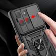 Бронированный чехол для Motorola Moto G56 5G, CamShield Slide, синий