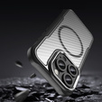 Чехол для iPhone 16 Pro, гибридный чехол Fusion Hybrid Carbon, для MagSafe, чёрный
